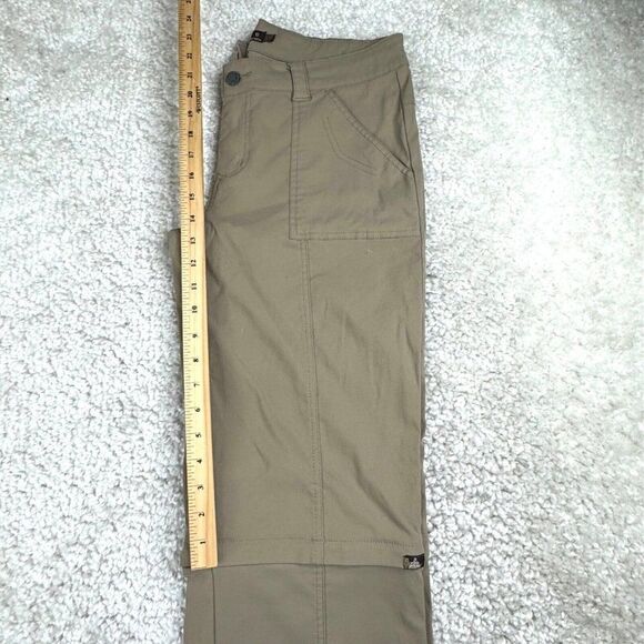 Prana Monarch Convertible Roll Up Leg Hiking Pants Tan 10 Short - Picture 14 of 15
